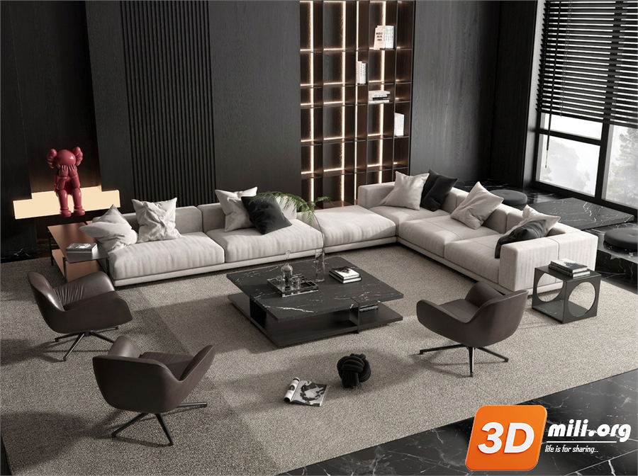 Sofa Minotti Skp Files 